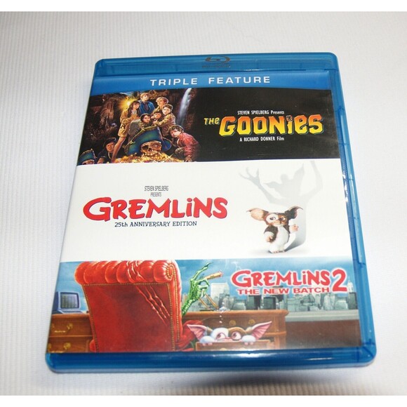 The Goonies / Gremlins / Gremlins 2: the New Batch (Blu-ray, 1990) - Picture 1 of 4